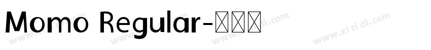 Momo Regular字体转换